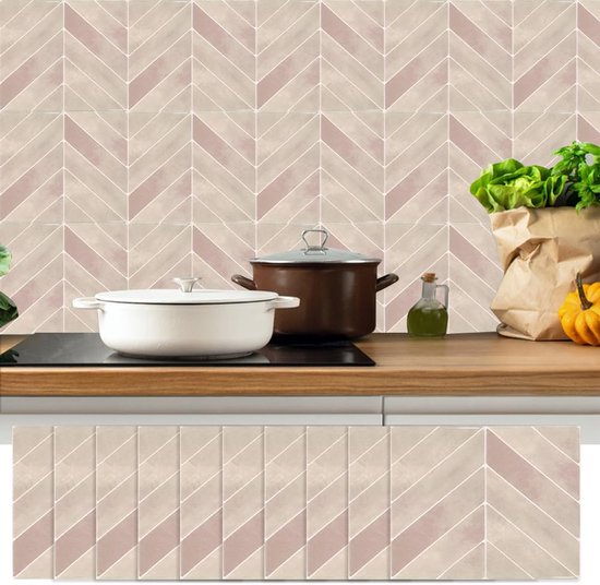 Autocollant Carrelage Rétro Café – Film Adhésif Pour Surfaces Lisses – Style Vintage