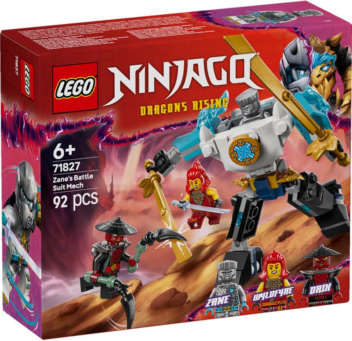 LEGO 71827 Ninjago Zane's strijdmecha