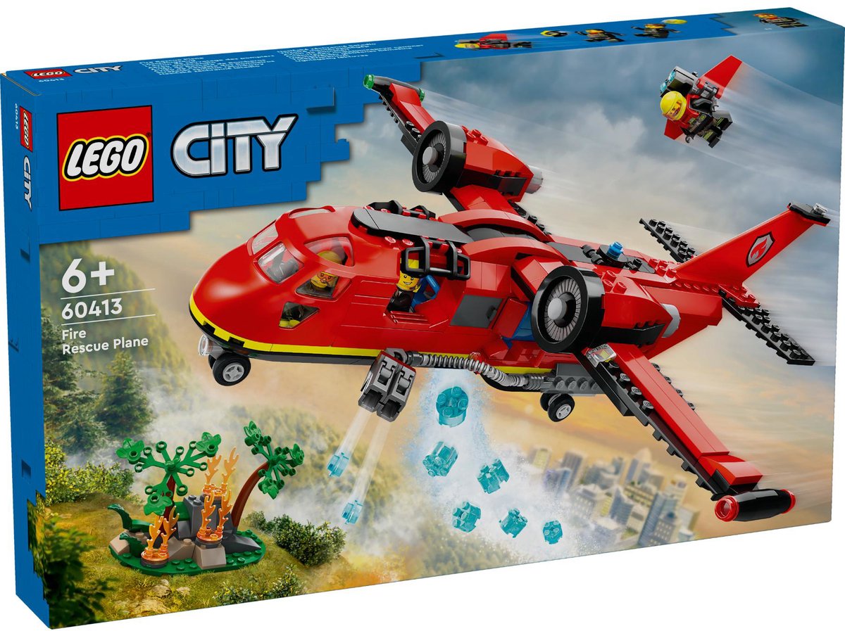 Bol.com LEGO City Brandweervliegtuig - 60413 aanbieding