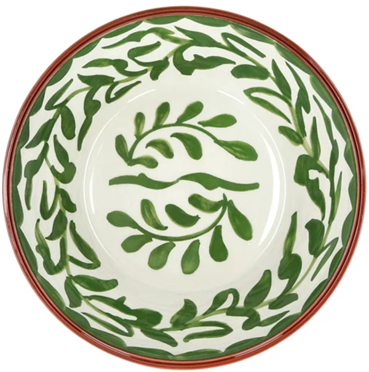 Pomax Amuse slakom D30cm H7cm bruin / groen