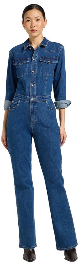 Lee Western Jumpsuit Jumpsuits Dames - Donkerblauw - Maat M