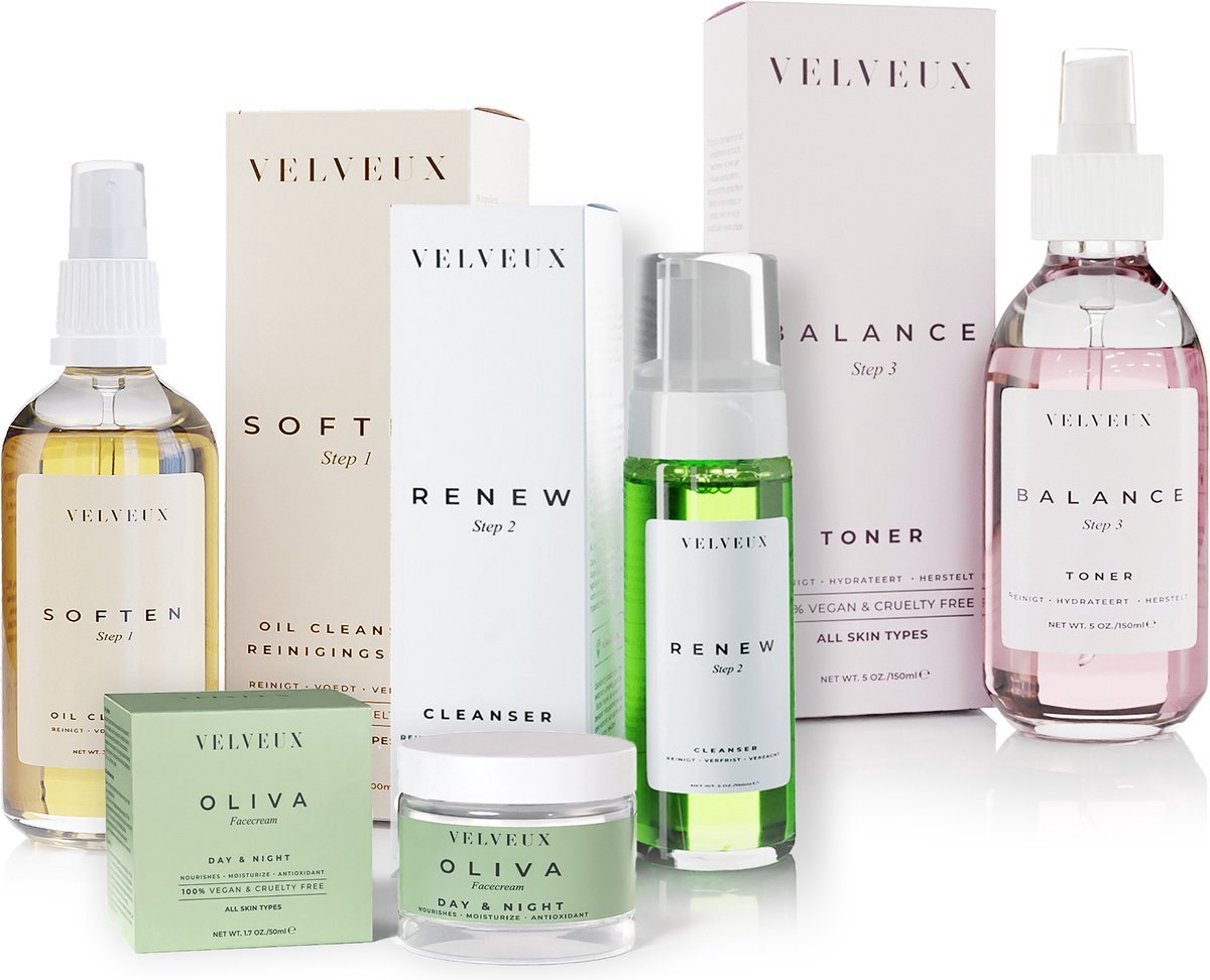 Velveux 4-Staps Skincare Routine