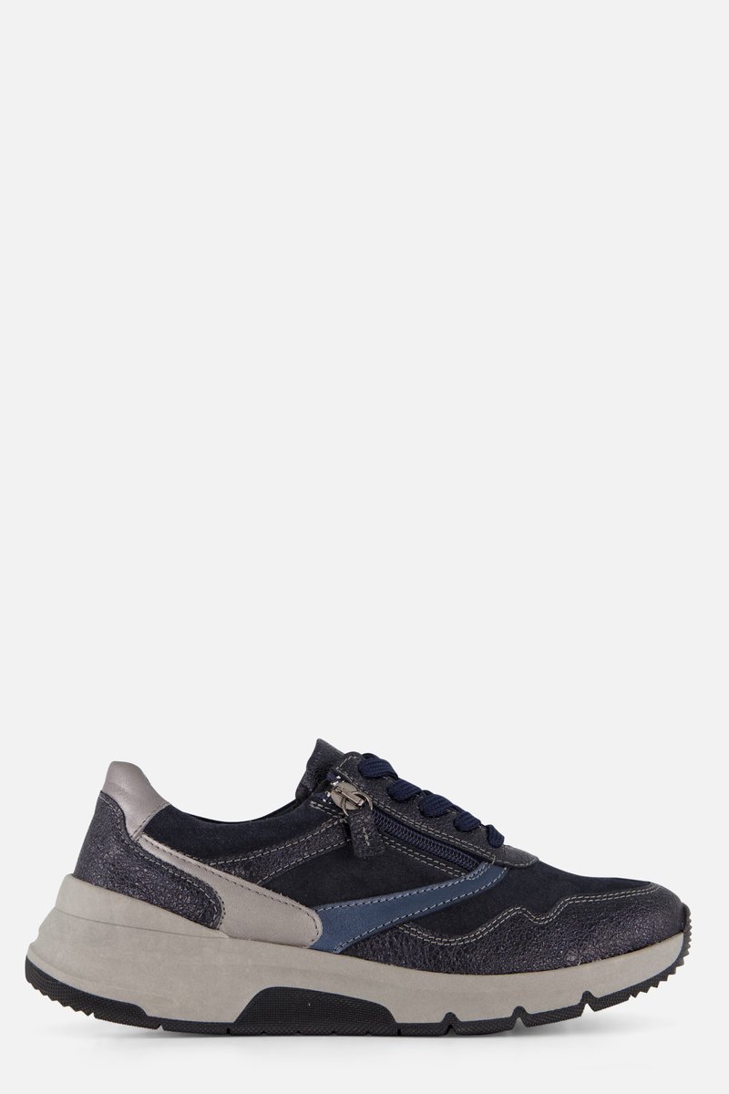 Feyn Jasmin Sneakers blauw Suède - Maat 42