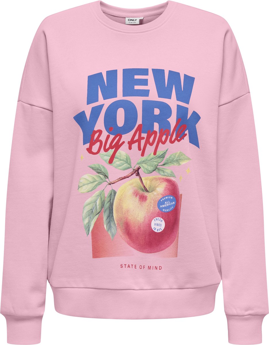 ONLY - ONLELO L/S PRINT BOX CS SWT Dames Trui