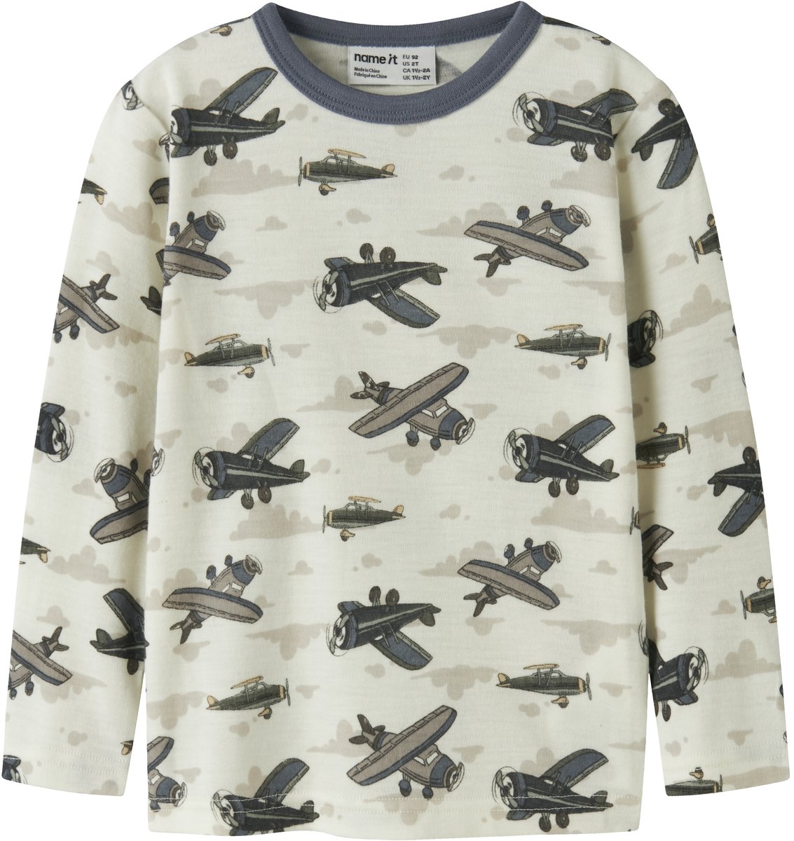 NAME IT - NMMWILLITUS WOOL LS TOP - Jongens - Lange mouwen shirts