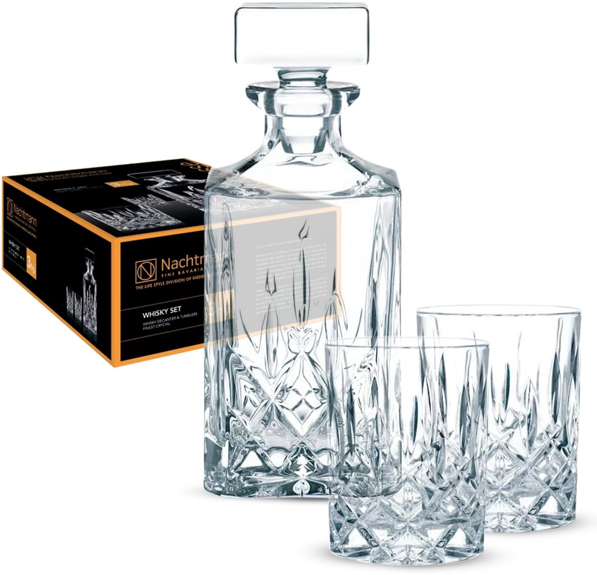 Nachtmann - whiskyset 'noblesse' - 3-delig afbeelding