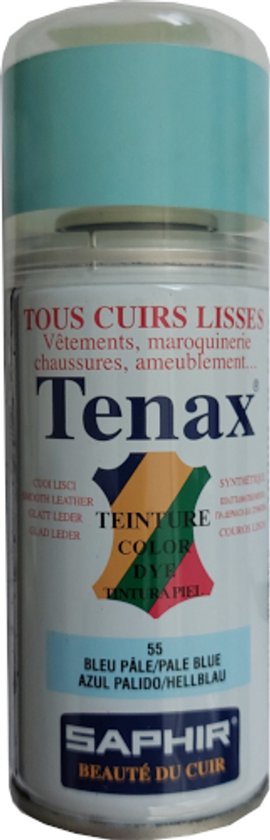 Saphir Tenax Verf voor Schoenen Leer/Vinyl Spuitbus Licht