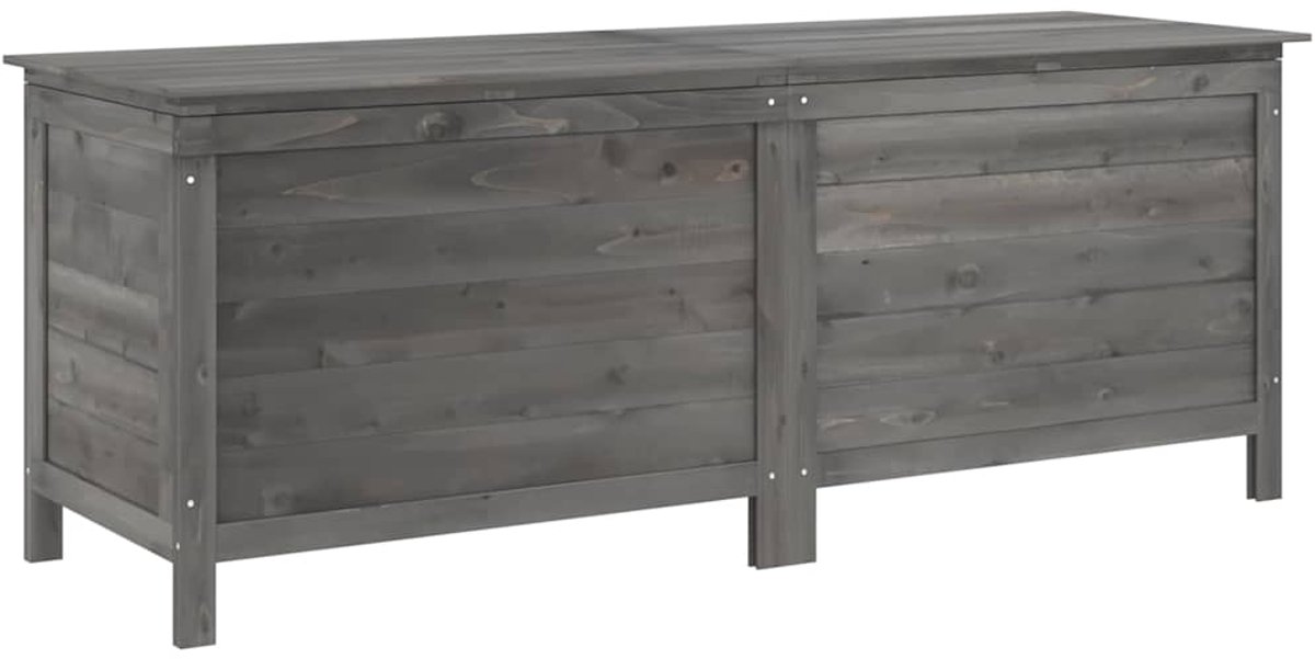 vidaXL - Tuinbox - 150x50x56,5 - cm - massief - vurenhout - antracietkleurig