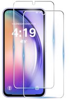 Geschikt voor Samsung A54 Screenprotector Tempered Glass Beschermglas - 2 stuks Extra Sterk