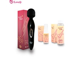 Lovely Wand-Lovely Lube-Lovely Cleanse- Clitoris Stimulator- Sextoy-massage-vrouw-man-glijmiddel-Aloe Vera-Antibacteriële Seksspeeltjes Reiniger-Toy Cleaner-huidvriendelijk