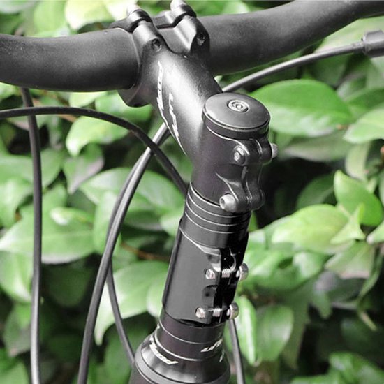 Fietsstuurlifter - Fietsstuurverhogers - Fietsstuurlifter - Fietsvorkpenverlenger - Fietsstuurverlenger, Verstelbare fietsstuurlifter, Vorklifter - Verlengstang - Past op 1-1/8" (28,6 mm) - Zwart van Merkloos — afbeelding 2