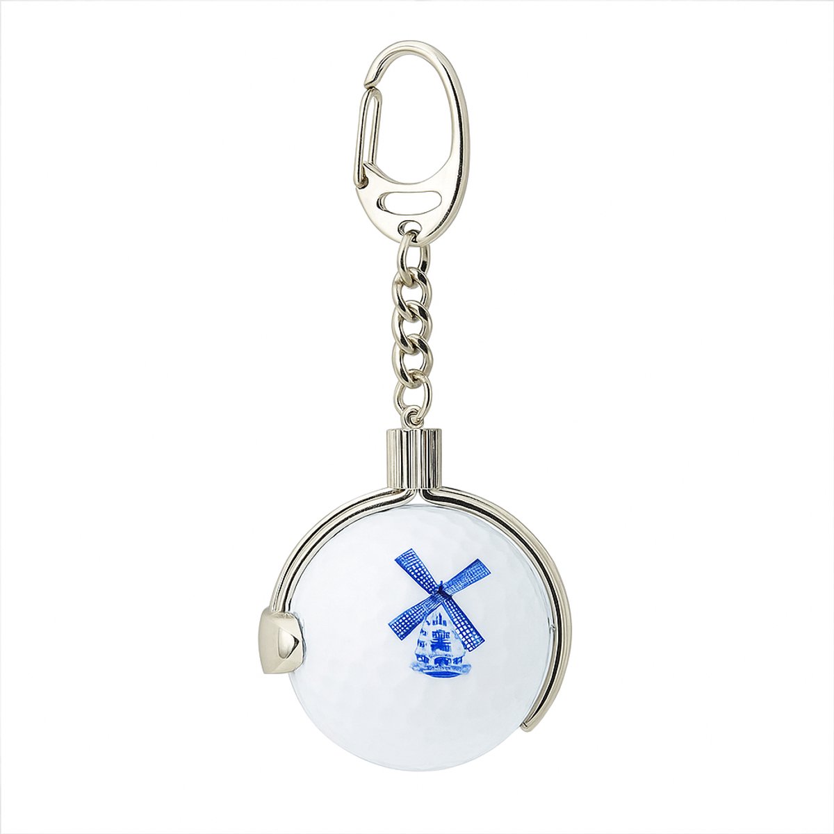 Golfpresentjes -Deltsblauwe Golfbal sleutelhanger - UNIEK Golf cadeau - Golf souvenir - Golf cadeau - Golf accessoires - Sport - Cadeau - Golftrainingsmateriaal - Golfset - Golfballen -