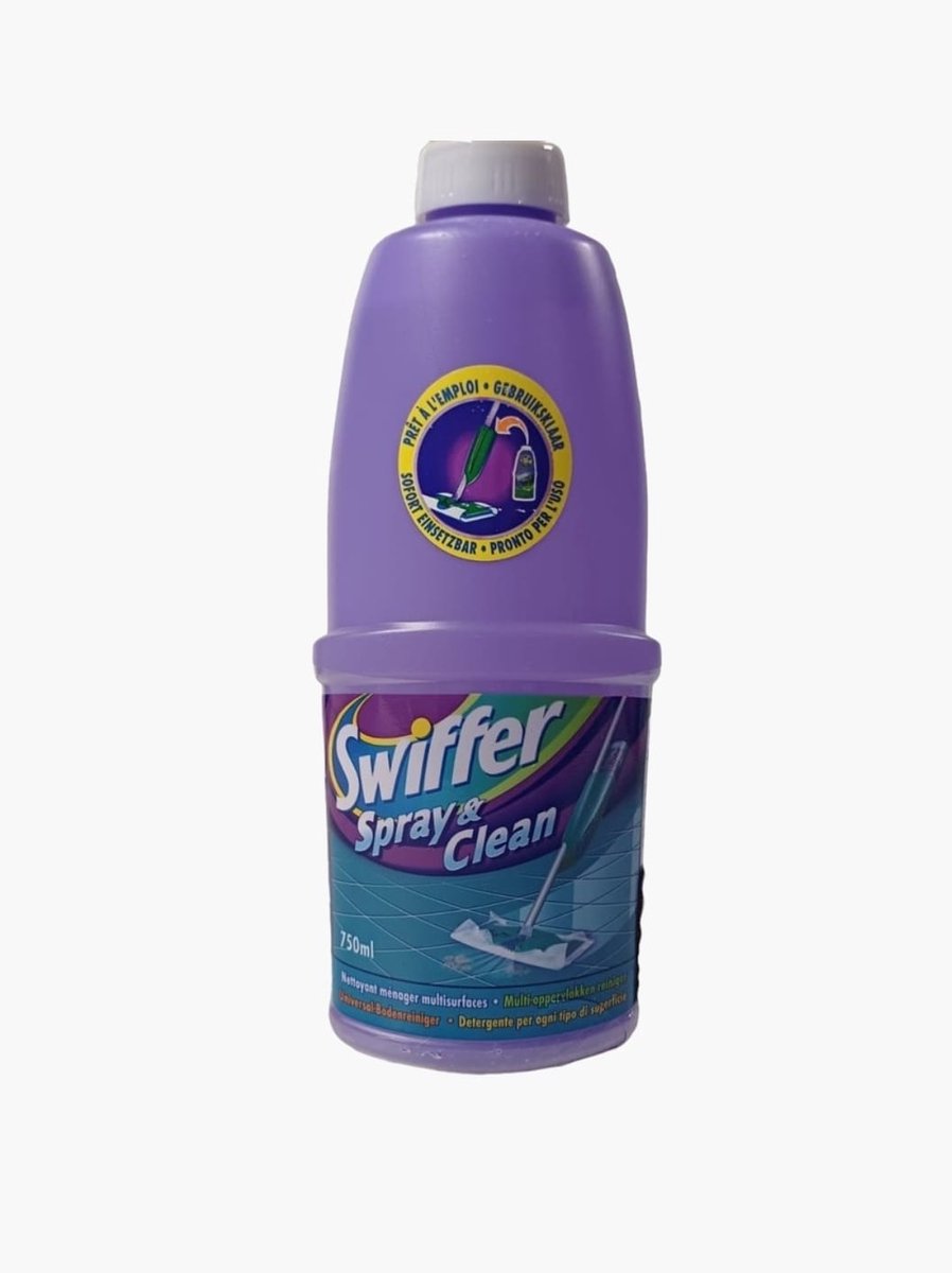 2 X SWIFFER SPRAY & CLEAN NAVULLING 750ML