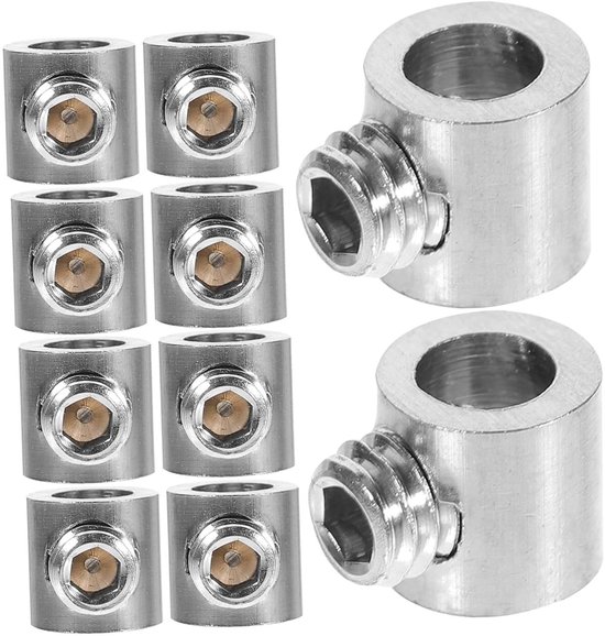 15 stuks kabelklemmen 4 mm set roestvrij staal M4 kabelklemmen 4 mm draadkabelklem 4 mm staalkabel kousen beugelkabelklem U-bout klem voor staalkabel