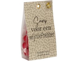 Snoep voor de wijnliefhebber ( zonder alcohol ) - Wijnballen snoep - Moederdag - Cadeau - kerst - Juf - Meester - Bedankt - Verjaardag - Feest - Geschenk