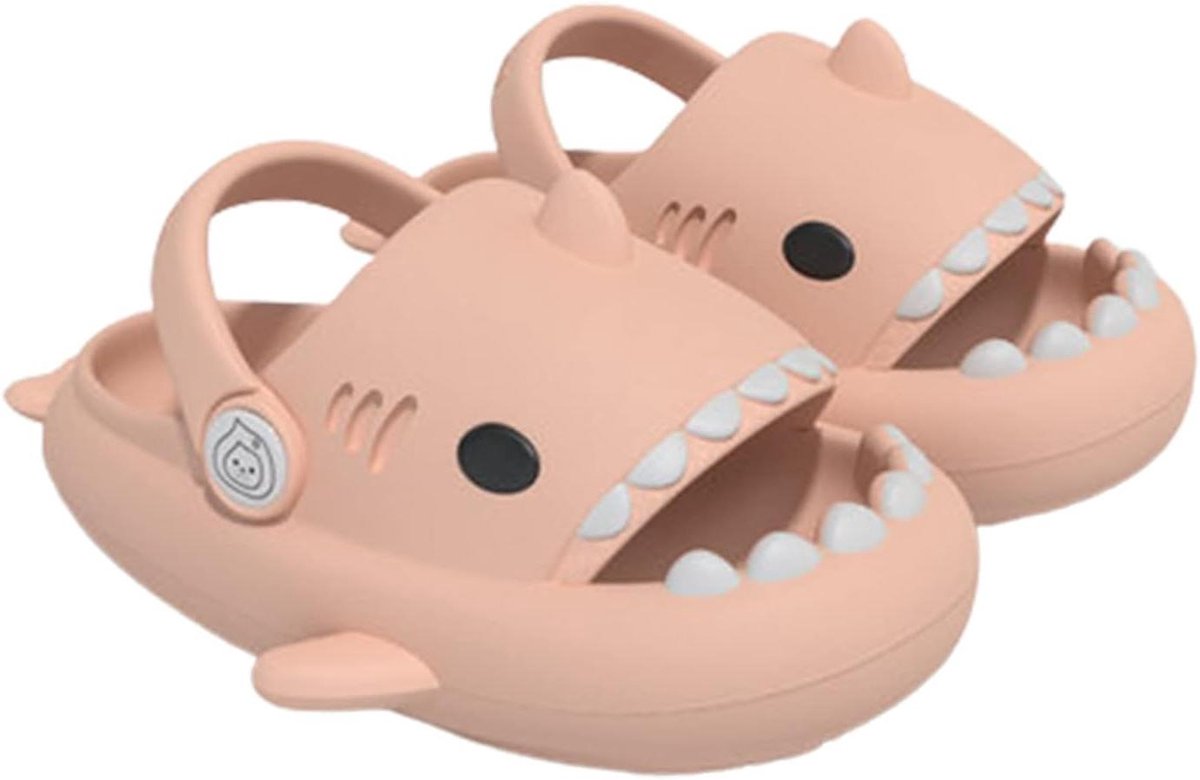 JGS Premium - Hai kinderclogs antislip ademend strandschoenen jongens meisjes Roze 24/25 EU