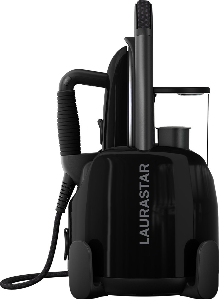 Laurastar Lift Plus Ultimate Black Stoomstrijkijzer, 3-in-1 Strijkstation, dat je kleding ontvouwt, Strijkt en reinigt, Hygiënische Stoom, Afneembare watertank, Groenicaal Strijken, Auto oprolling — afbeelding 1