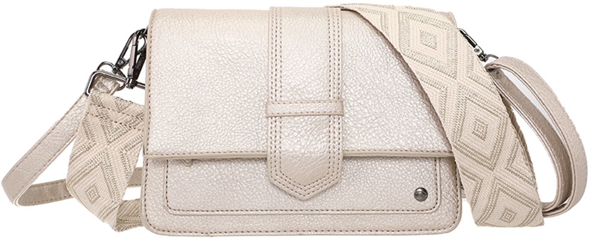 I'm Dutch Champagne Rione schoudertasje- Trendy- Compact- Dames- Cadeau