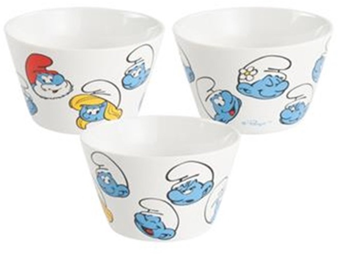 Smurfen schaaltje - De smurfen familie - 500 ML - 1 stuk