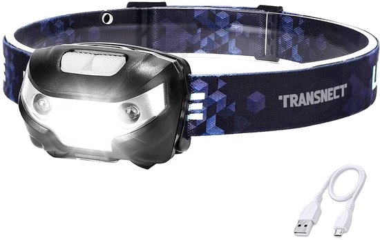 Transnect – Hoofdlamp LED Oplaadbaar