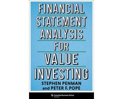 Omslag van Heilbrunn Center for Graham & Dodd Investing Series - Financial Statement Analysis for Value Investing