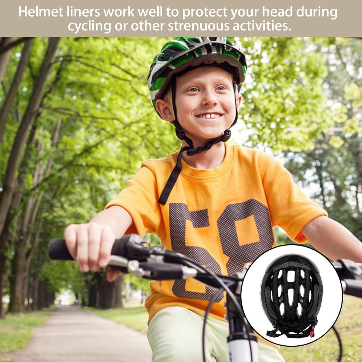 Allecto Plus - Vervangende Fietshelm Kussen Set Kinderen - Schuimbekleding Fiets Motorfiets Anti-botsingsschaal - Universeel Reserveonderdeel