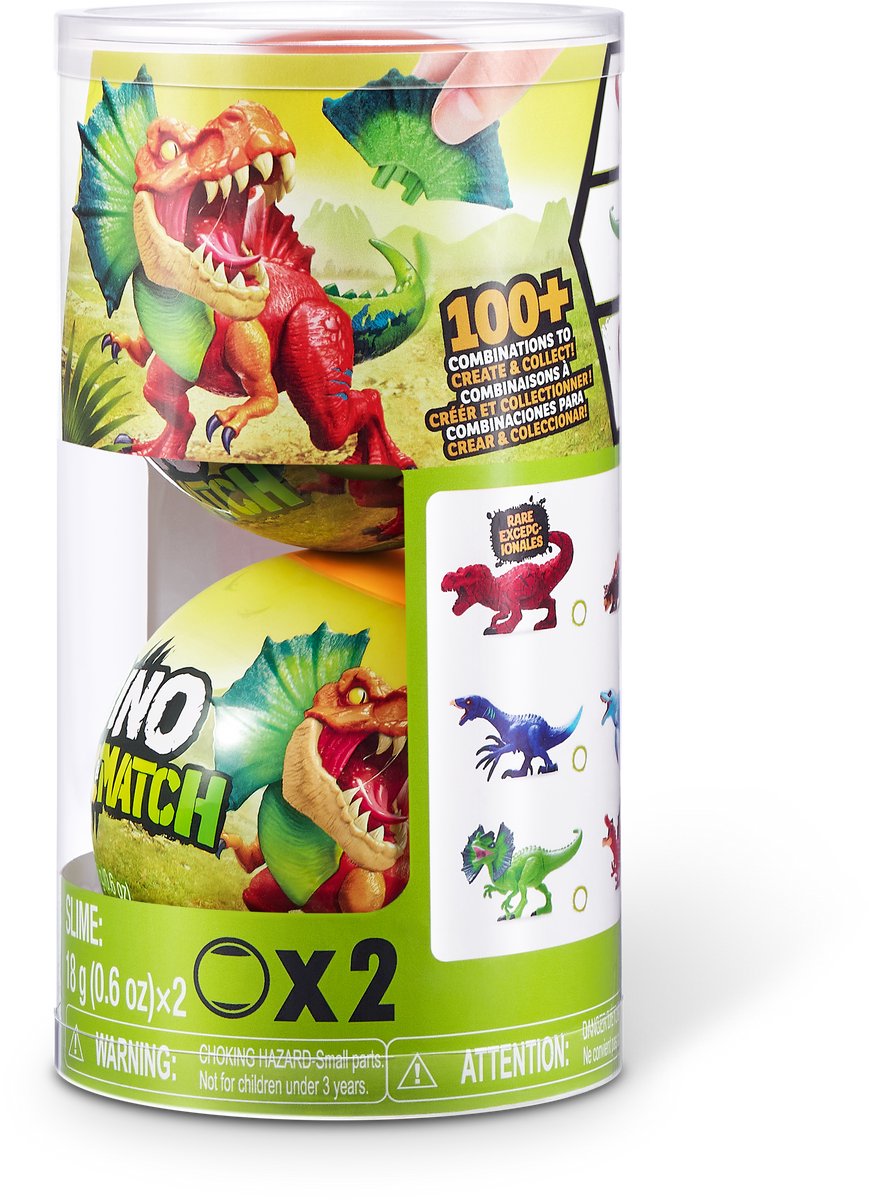 ZURU 5 Surprise Dino Mix & Match – 9 Dinosaures à Collectionner Et Combiner – Jouet Créatif Dès 3 Ans (2 Capsules)