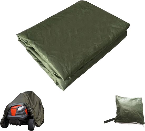 Heavy Duty ATV-hoes - 210D Polyester Oxford Maaierhoes met Trekkoord - 170cm×61cm×117cm - tuingereedschap - Gazonhoes voor Bescherming tegen Weersomstandigheden in Alle Seizoenen - Regenhoes voor buitengrasmaaier