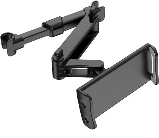 Tablet Houder Hoofdsteun Auto - Tablet Houder met Verstelbare Arm - Auto Accessories - Auto Houder - Zwart
