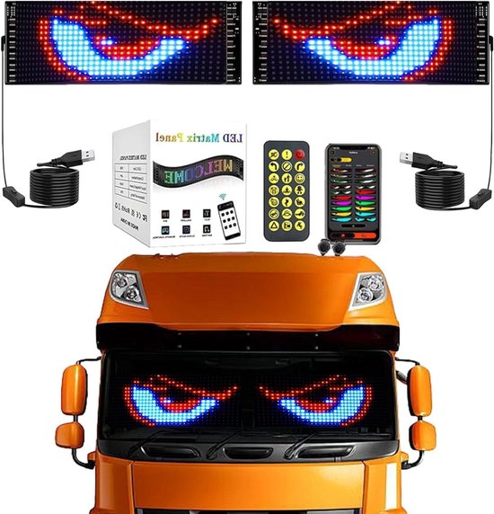 Inovra Plus - Programmeerbare LED-ogen voor auto en vrachtwagen - 2 ...