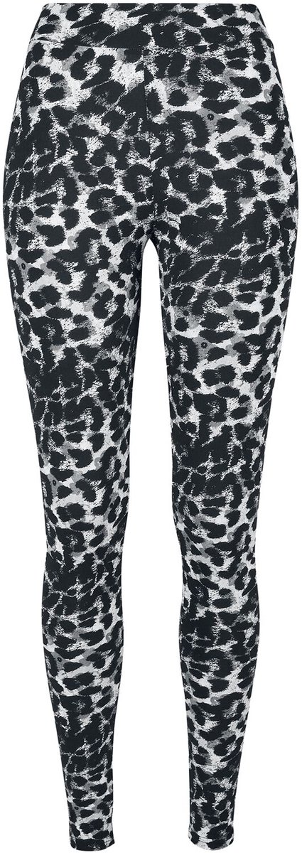 Urban Classics Soft AOP Dames Legging luipaard XXL Print