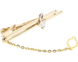 Dasspelden - Koperen Gouden Muzieknoot voor Heren - Unieke Dasspelden voor Bruiloften, Zakelijke Evenementen & Cadeaus Antiallergisch en Duurzaam Design (Goudkleurig)