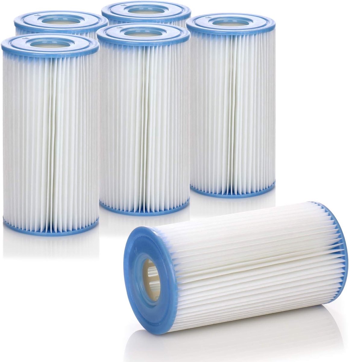 Filterpatroon - 6stuks - Type A - Universeel geschikt filter voor zwembadpompen