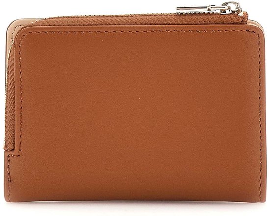 GUESS porte-monnaie Talent SLG Zip Around Card Case Caramel marron clair