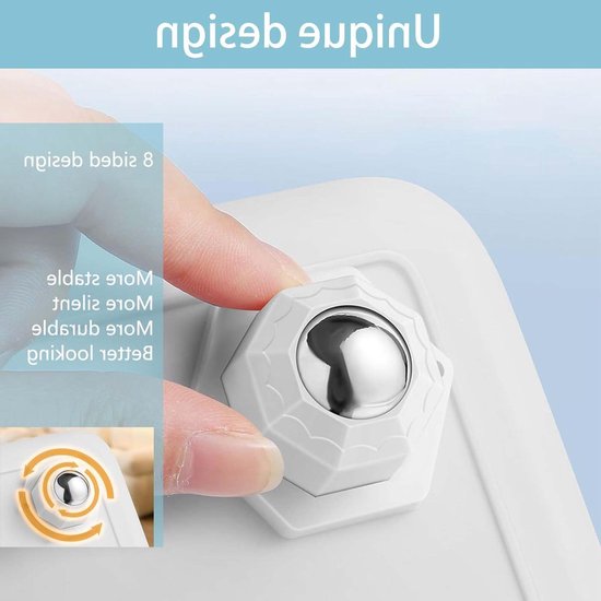 BDEPSTR Meubelwielen, 8 stuks kogelwielen voor meubels, rollen voor