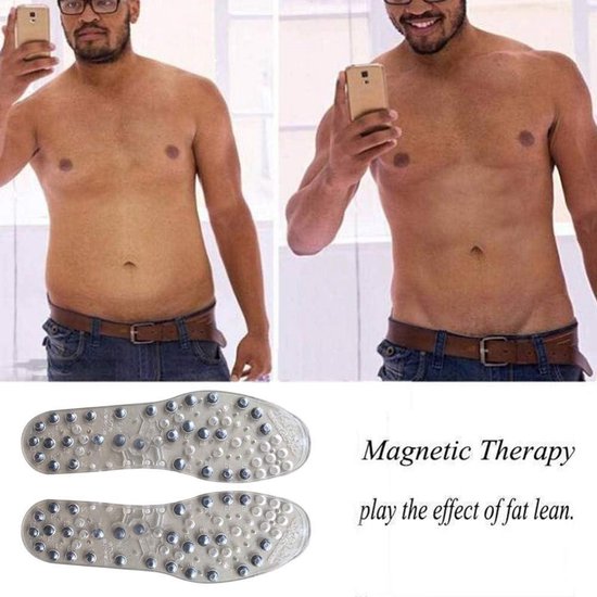 Semelles Magnétiques Acupression - Soulagement Fasciite Plantaire Et Pieds Plats - Hommes Femmes