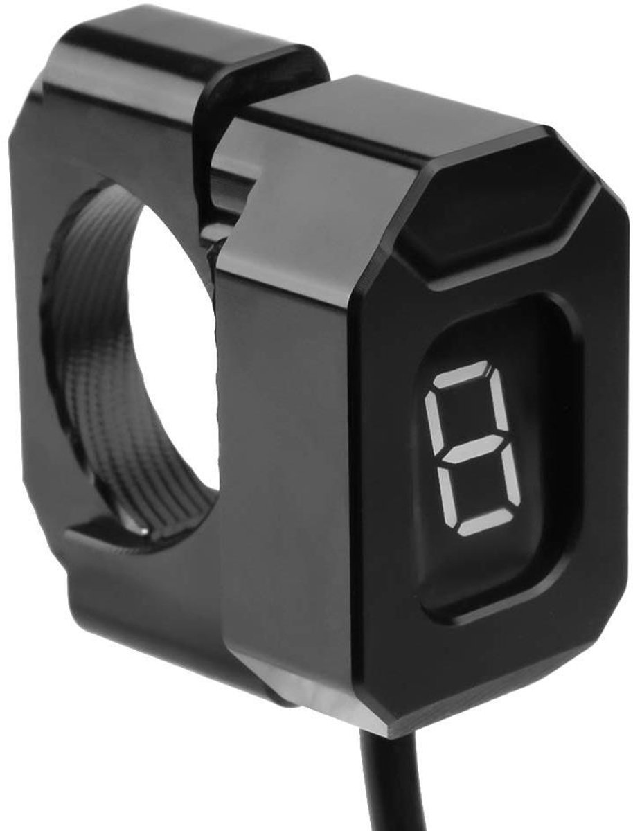 Allecto Plus - Universele Motorfiets Versnellingsindicator Houder 22-286 mm - Speed Gear Display Houder van Aluminiumlegering voor Motorfiets Achteraf Upgraden - Geschikt voor K-awasaki Z125 Z1000 - Veelzijdige Montageopties - Duurzaam Materiaal