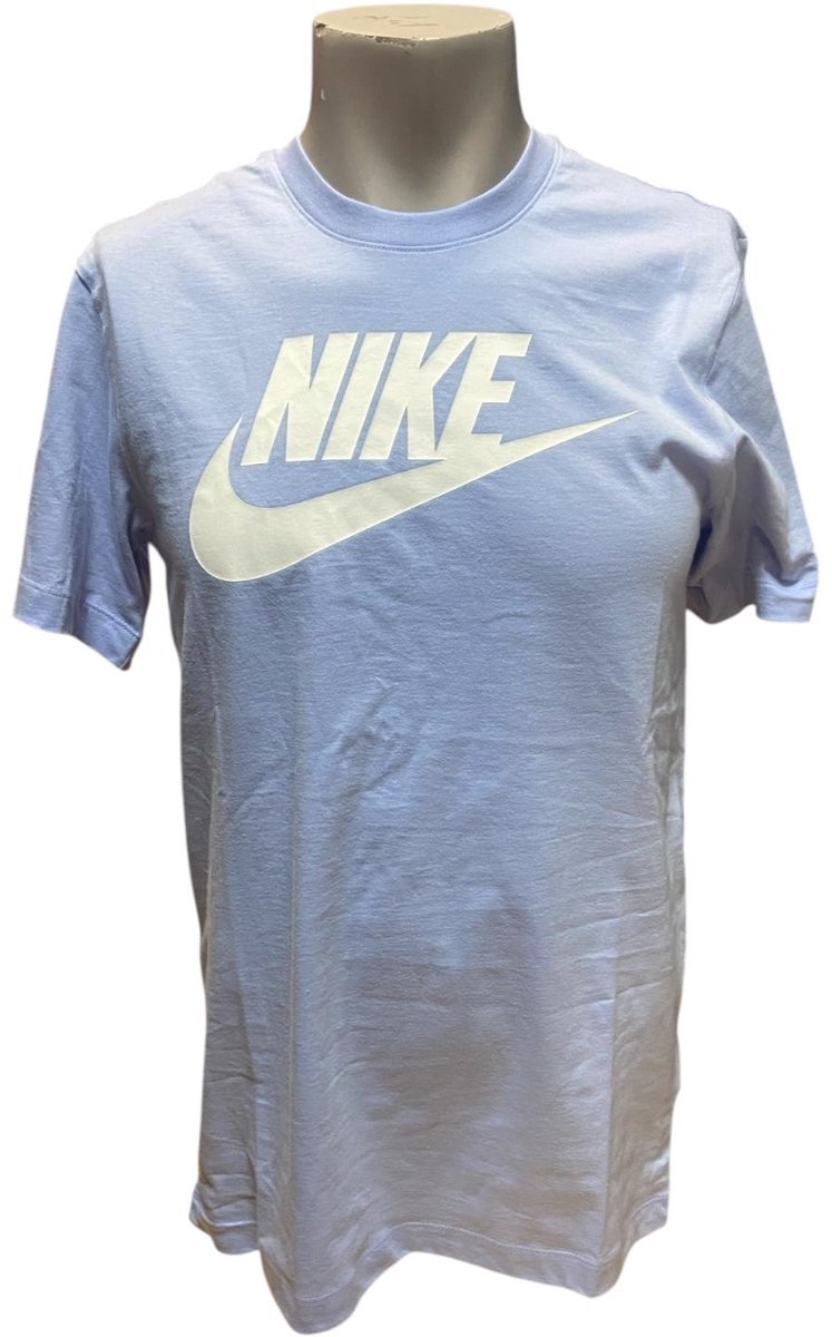 Nike T-SHIRT LICHTBLAUW/ T-shirt – Sportswear Lifestyle Heren T-shirt voor Mannen Wit