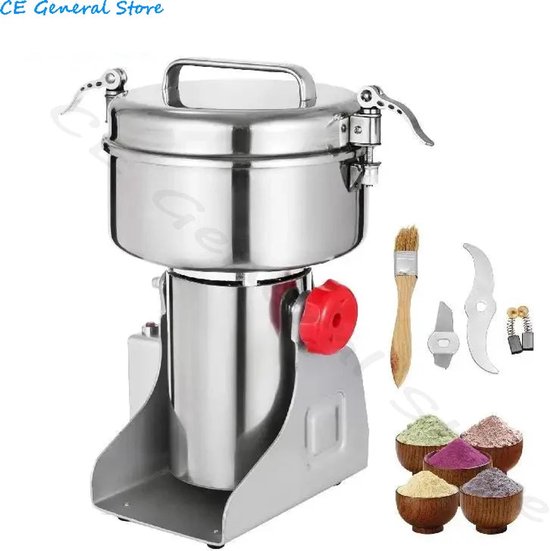 Grinder Grannmolen - Graanmolen Machine - Molen - 2000W - Elektrische ...