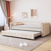 Uitschuifbed 90x200 cm - Kinderbed met LED-verlichting en USB-oplader
