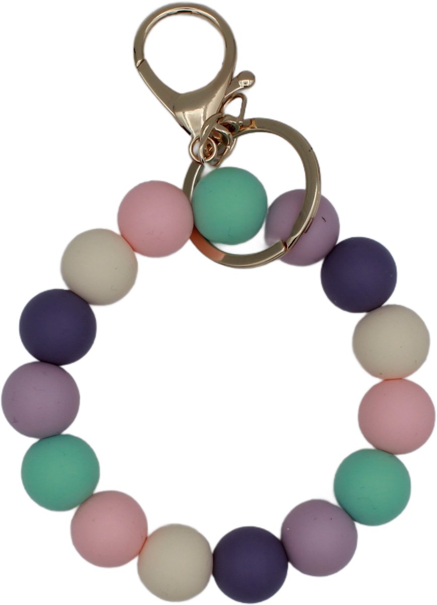 Wristlet Paars Roze Wit