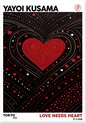 Yayoi Kusama - L'amour a besoin d'un cœur affiche