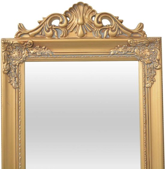 Vrijstaande spiegel Barok 160x40cm goud |