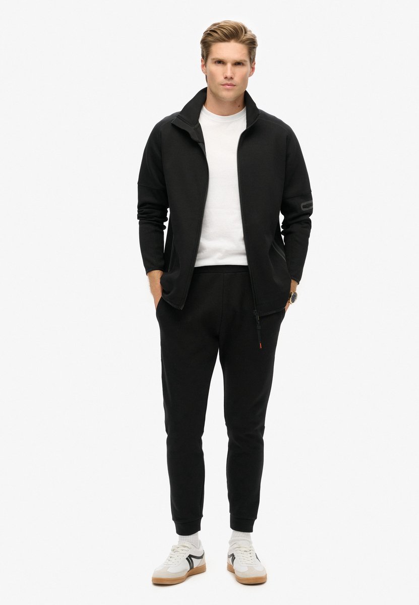 Superdry Sport Tech Tapered Joggingbroek Heren Zwart