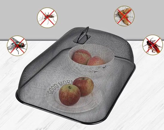 Solud® Vliegenkap 47,5 x 34 cm - Voedselkap - Vliegenverjager voor op tafel - Foodcover - Vliegenvanger van Merkloos — afbeelding 4
