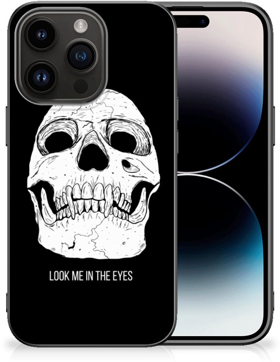 Back Cover voor Telefoonhoesje iPhone 15 Pro Skull Eyes