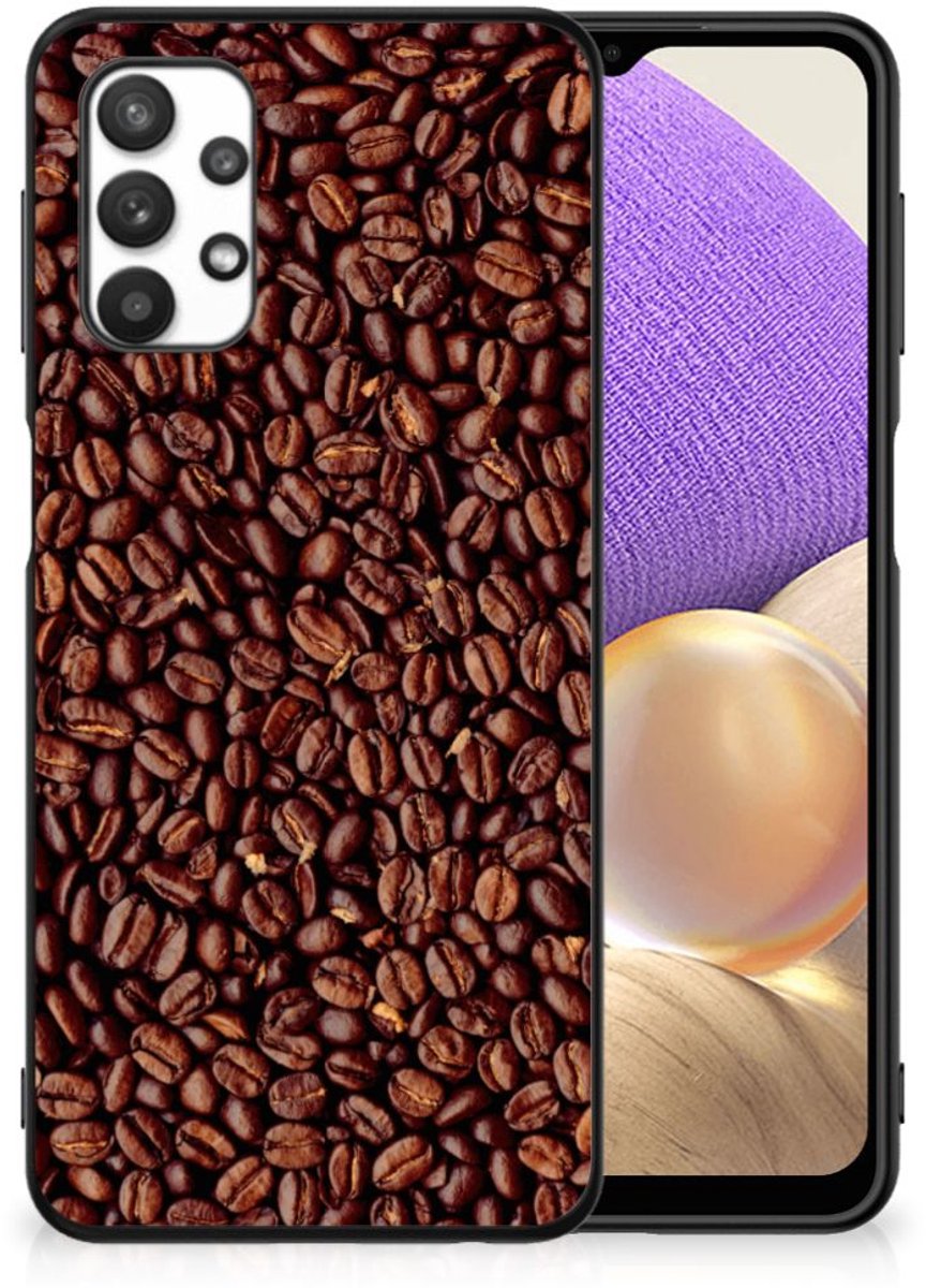 Samsung Galaxy A32 5G Back Cover Hoesje Koffiebonen