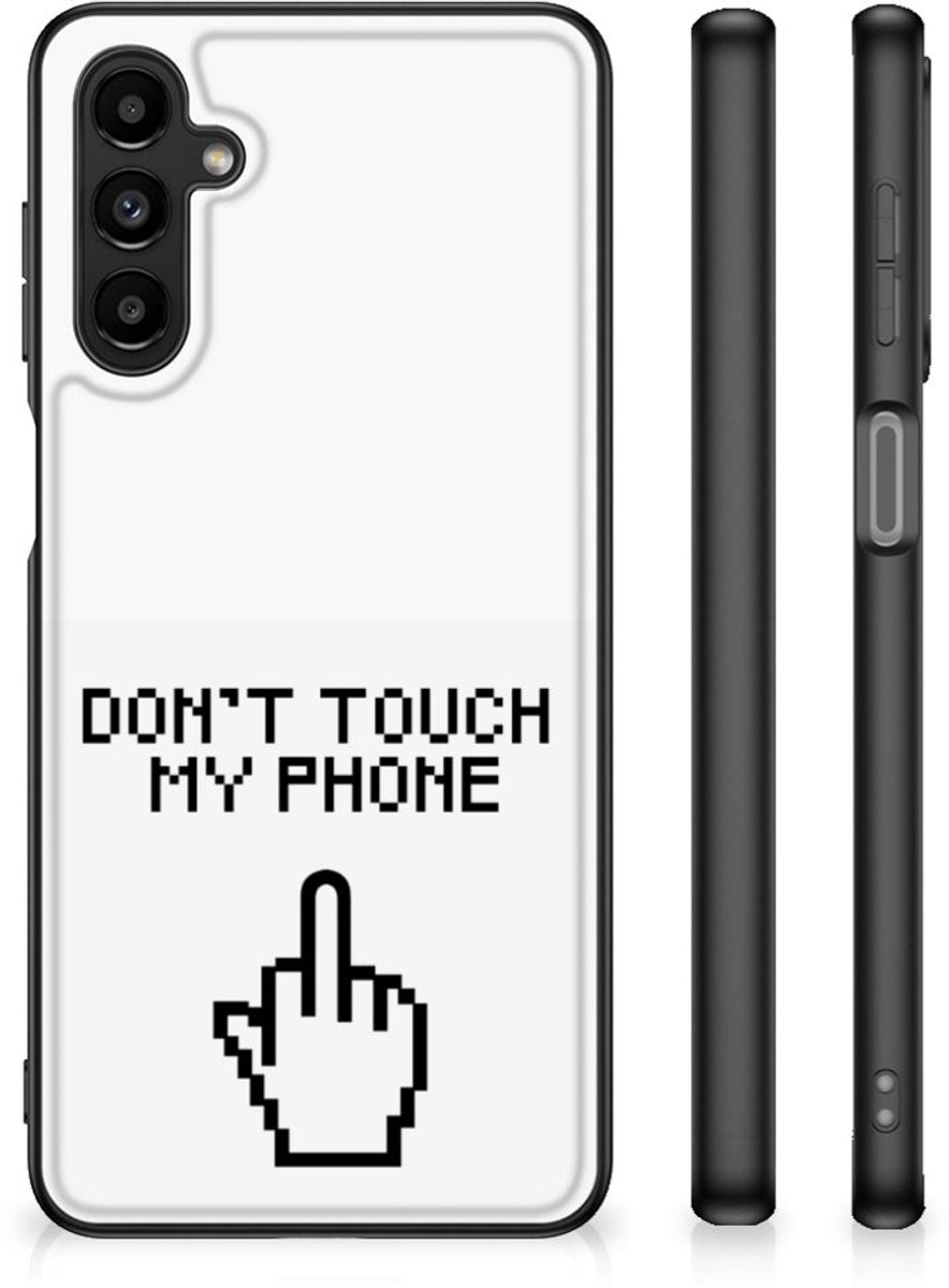 Samsung Galaxy A14 5G Telefoon Hoesje Finger Don't Touch My Phone