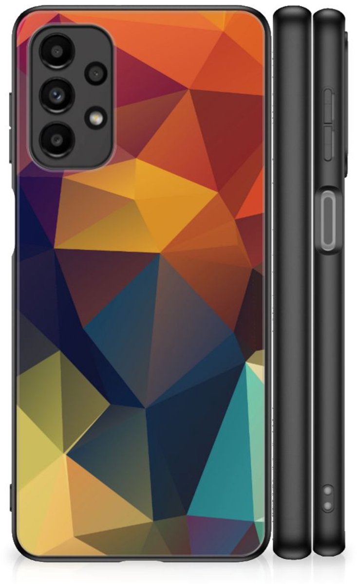 Back Cover voor Samsung Galaxy A13 4G Backcover Polygon Color