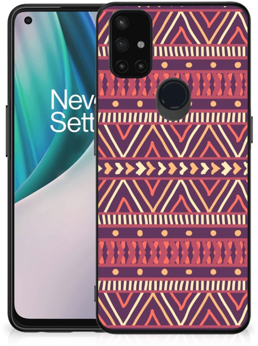 OnePlus Nord N10 5G Back Case Aztec Paars